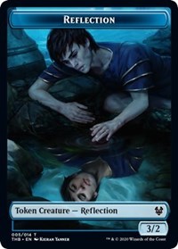 Reflection // Satyr Double-sided Token [Theros Beyond Death Tokens] | Webway Games
