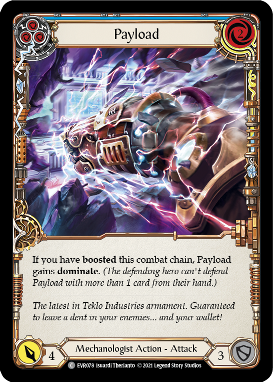Payload (Blue) [EVR078] (Everfest)  1st Edition Rainbow Foil | Webway Games