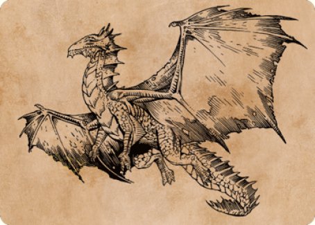Ancient Bronze Dragon Art Card (58) [Commander Legends: Battle for Baldur's Gate Art Series] | Webway Games