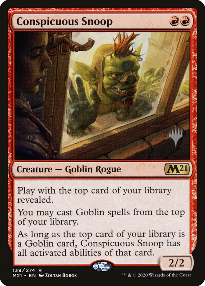Conspicuous Snoop (Promo Pack) [Core Set 2021 Promos] | Webway Games
