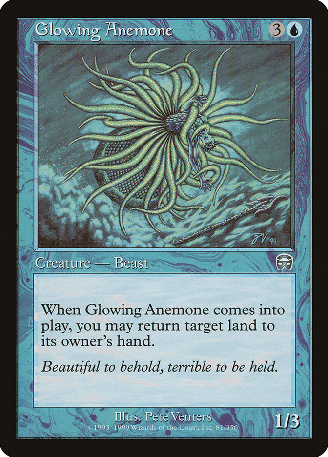 Glowing Anemone [Mercadian Masques] | Webway Games