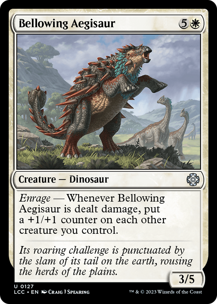 Bellowing Aegisaur [The Lost Caverns of Ixalan Commander] | Webway Games