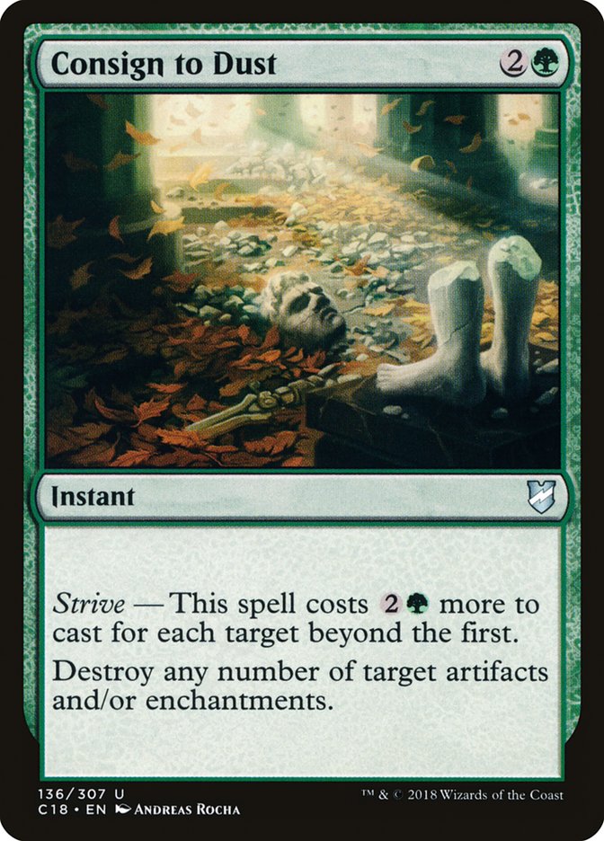 Consign to Dust [Commander 2018] | Webway Games