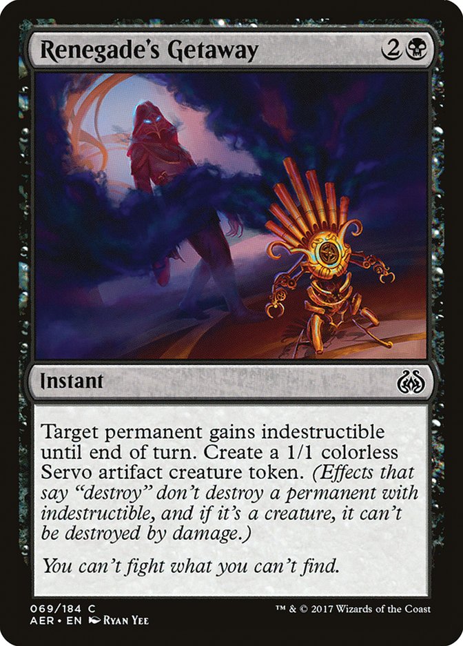 Renegade's Getaway [Aether Revolt] | Webway Games