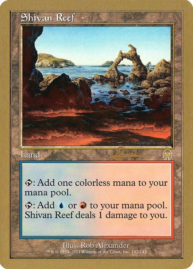Shivan Reef (Antoine Ruel) [World Championship Decks 2001] | Webway Games