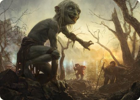 Smeagol, Helpful Guide Art Card [The Lord of the Rings: Tales of Middle-earth Art Series] | Webway Games