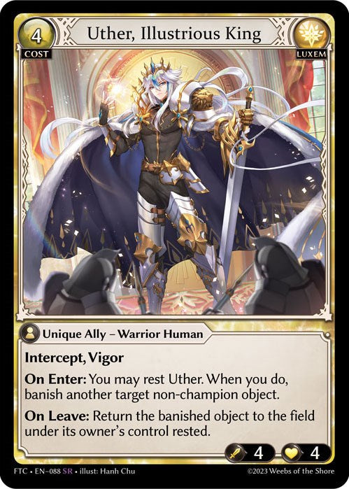 Uther, Illustrious King (088) [Fractured Crown] | Webway Games