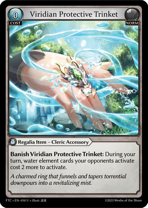Viridian Protective Trinket (010) [Fractured Crown] | Webway Games