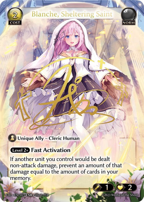 Blanche, Sheltering Saint (CSR) (027) [Fractured Crown] | Webway Games