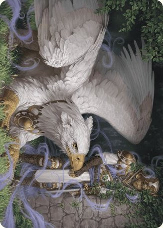Dutiful Griffin Art Card [Wilds of Eldraine Art Series] | Webway Games