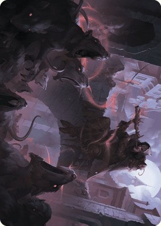 Gnawing Crescendo Art Card [Wilds of Eldraine Art Series] | Webway Games