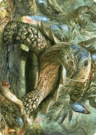 Blossoming Tortoise Art Card [Wilds of Eldraine Art Series] | Webway Games