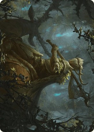 Verdant Outrider Art Card [Wilds of Eldraine Art Series] | Webway Games