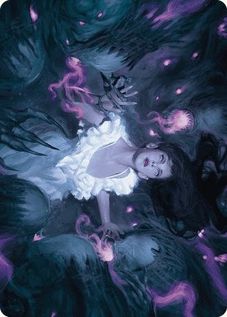 Neva, Stalked by Nightmares Art Card [Wilds of Eldraine Art Series] | Webway Games