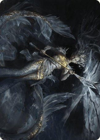 Sharae of Numbing Depths Art Card [Wilds of Eldraine Art Series] | Webway Games