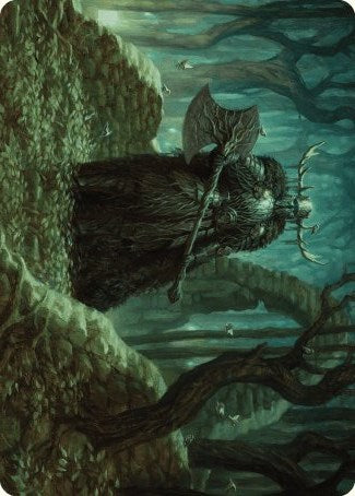 Mosswood Dreadknight Art Card [Wilds of Eldraine Art Series] | Webway Games