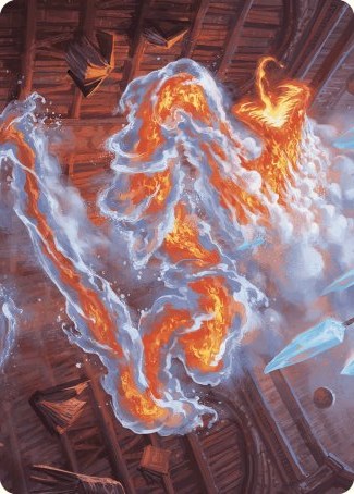 Scalding Viper Art Card [Wilds of Eldraine Art Series] | Webway Games