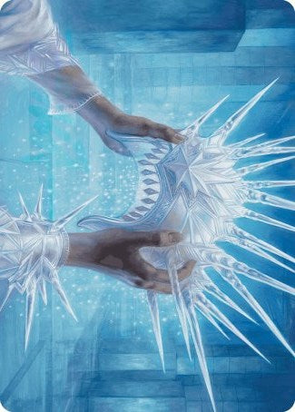 Hylda's Crown of Winter Art Card [Wilds of Eldraine Art Series] | Webway Games