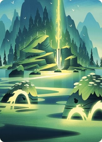 Leyline of Abundance Art Card [Wilds of Eldraine Art Series] | Webway Games
