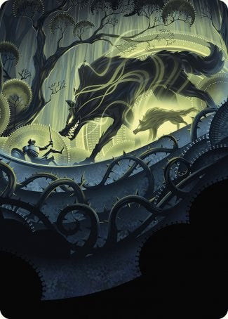 Unnatural Growth Art Card [Wilds of Eldraine Art Series] | Webway Games