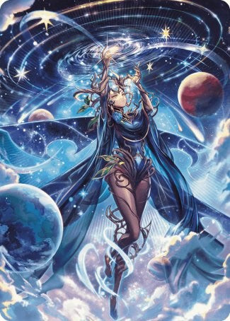Omniscience Anime Art Card [Wilds of Eldraine Art Series] | Webway Games
