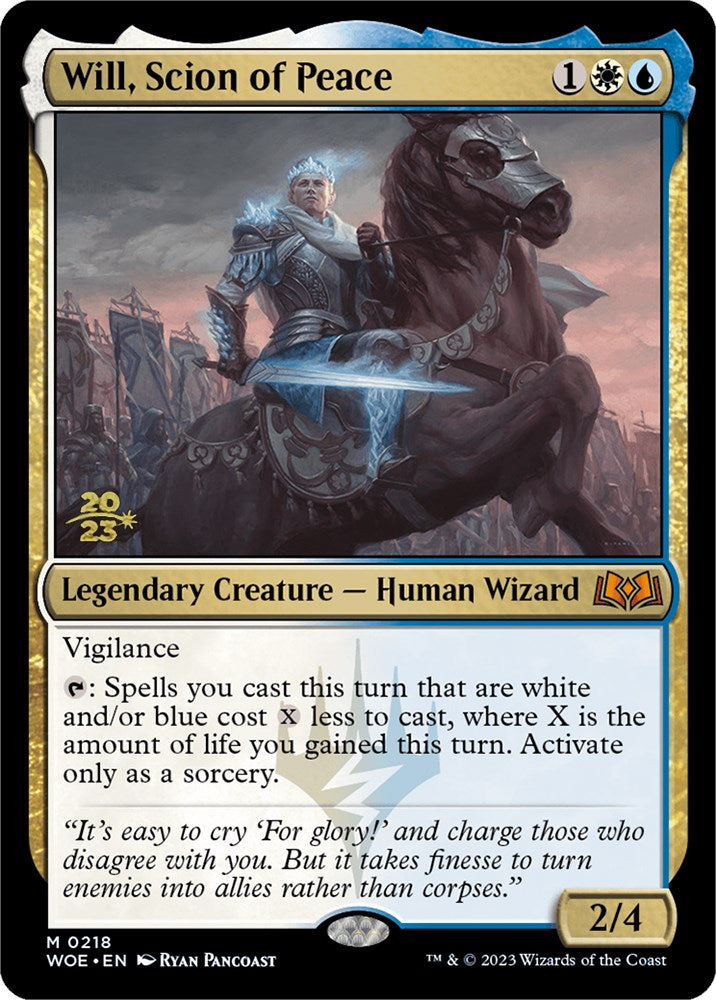 Will, Scion of Peace [Wilds of Eldraine Prerelease Promos] | Webway Games