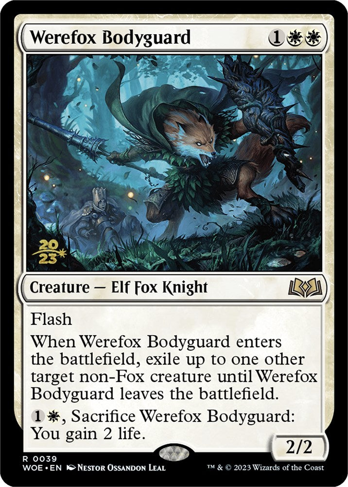 Werefox Bodyguard [Wilds of Eldraine Prerelease Promos] | Webway Games