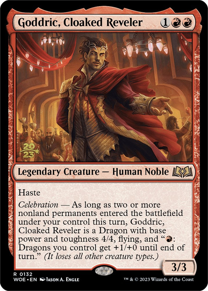 Goddric, Cloaked Reveler [Wilds of Eldraine Prerelease Promos] | Webway Games