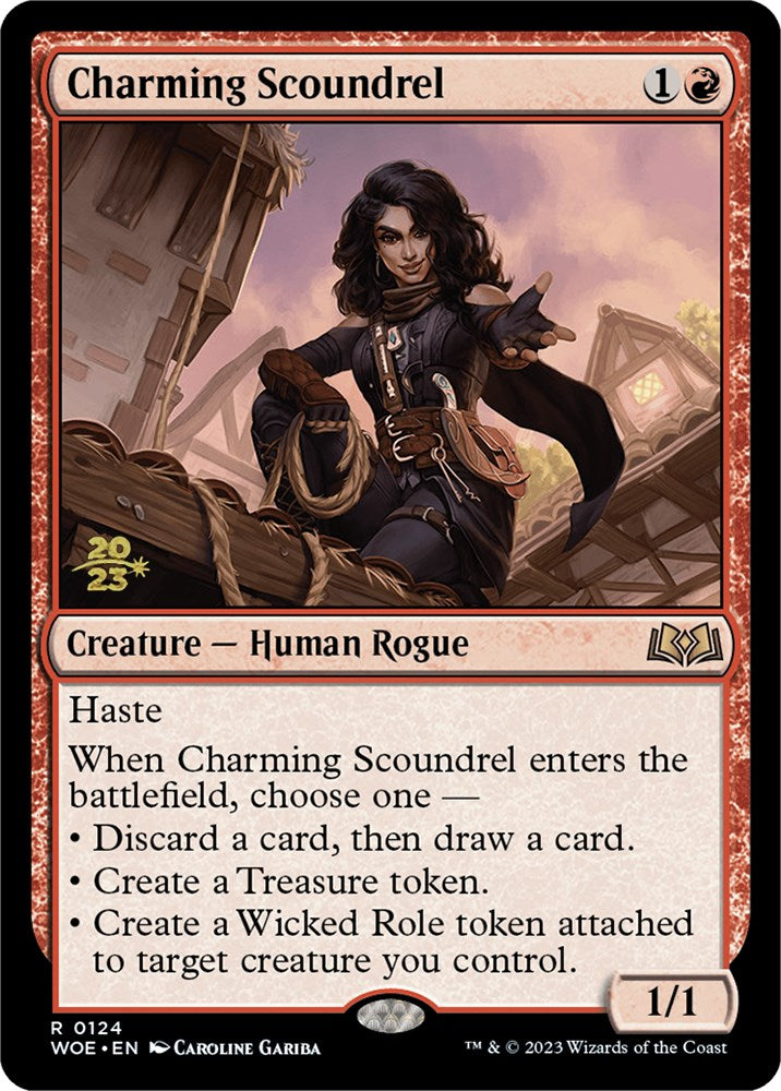 Charming Scoundrel [Wilds of Eldraine Prerelease Promos] | Webway Games