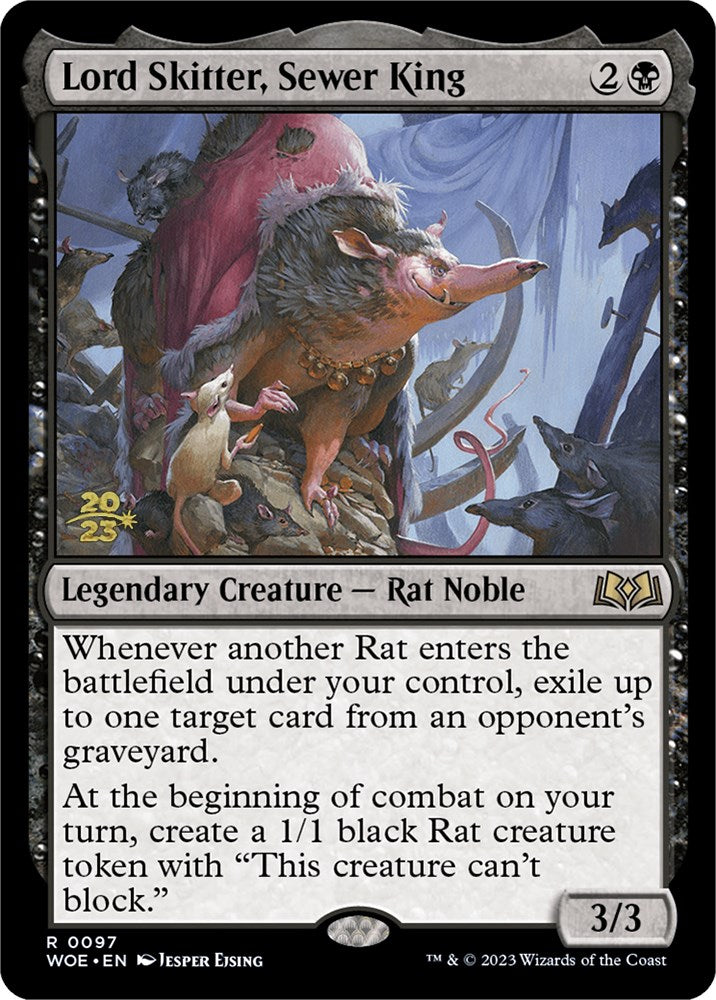 Lord Skitter, Sewer King [Wilds of Eldraine Prerelease Promos] | Webway Games