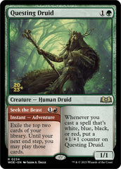 Questing Druid // Seek the Beast [Wilds of Eldraine Prerelease Promos] | Webway Games
