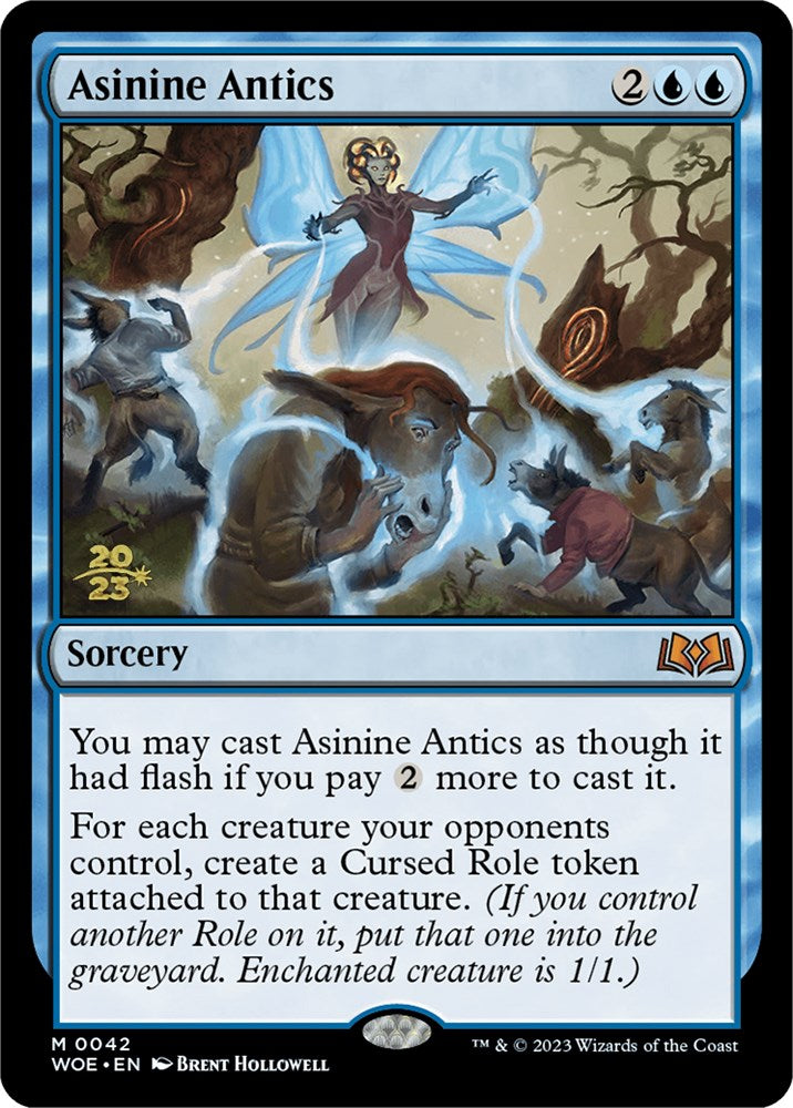Asinine Antics [Wilds of Eldraine Prerelease Promos] | Webway Games