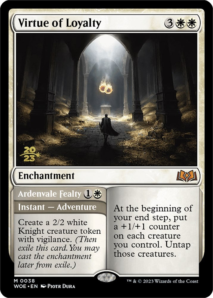 Virtue of Loyalty // Ardenvale Fealty [Wilds of Eldraine Prerelease Promos] | Webway Games