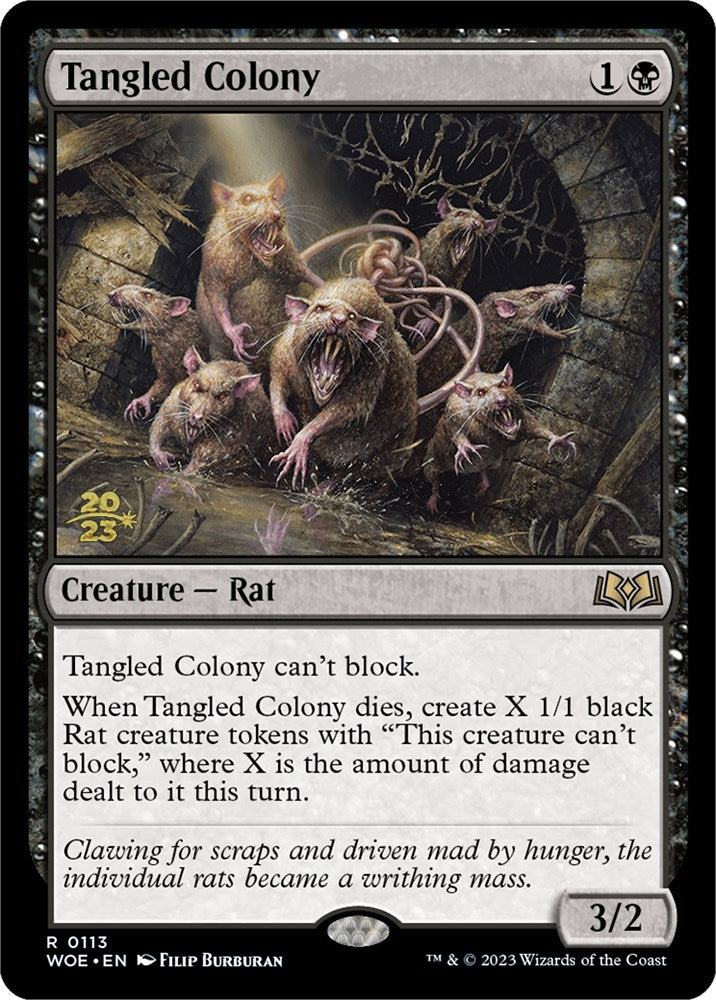 Tangled Colony [Wilds of Eldraine Prerelease Promos] | Webway Games
