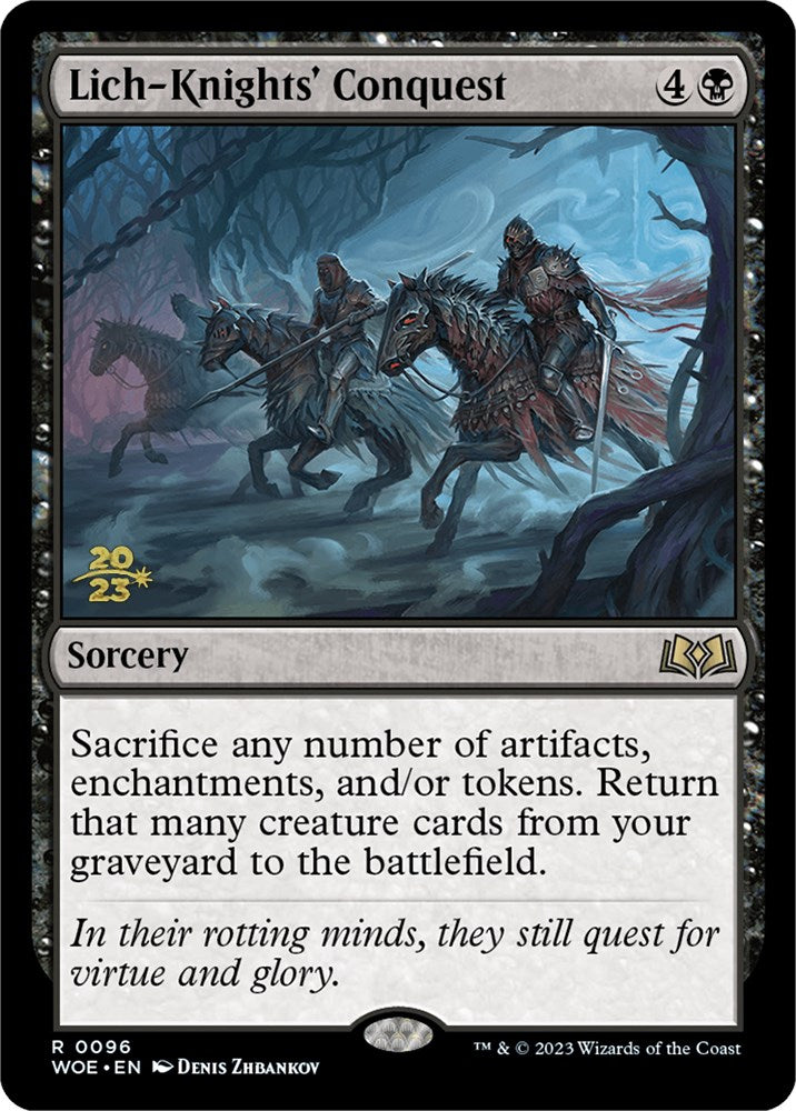 Lich-Knights' Conquest [Wilds of Eldraine Prerelease Promos] | Webway Games