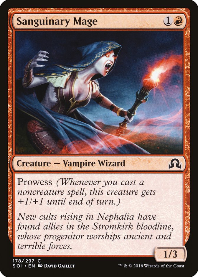 Sanguinary Mage [Shadows over Innistrad] | Webway Games