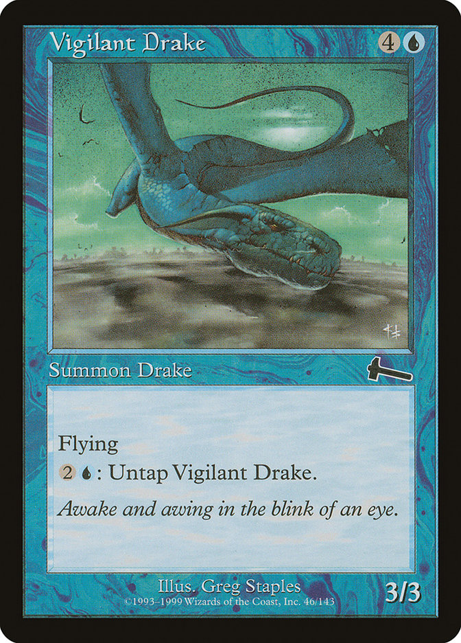 Vigilant Drake [Urza's Legacy] | Webway Games