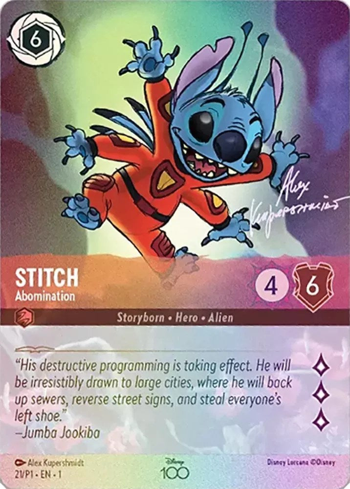 Stitch - Abomination (Alternate Art) (21) [Disney100 Promos] | Webway Games