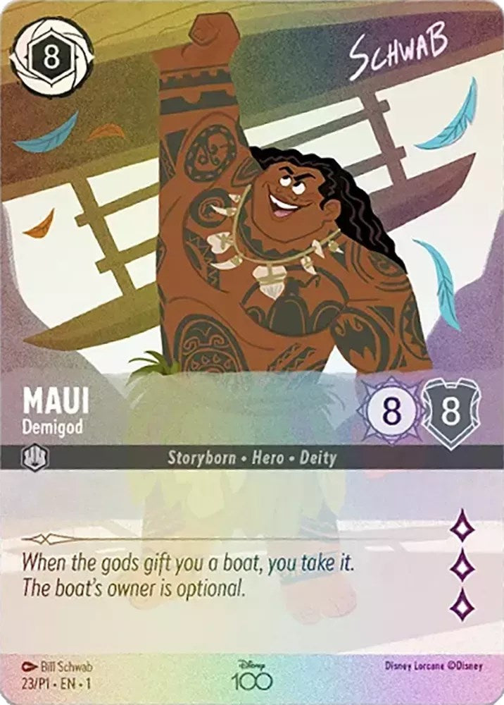 Maui - Demigod (Alternate Art) (23) [Disney100 Promos] | Webway Games