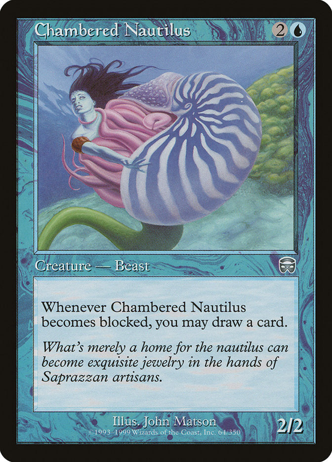 Chambered Nautilus [Mercadian Masques] | Webway Games