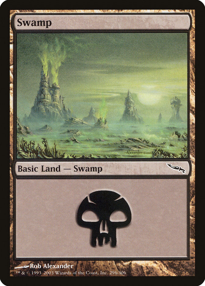 Swamp (#296) [Mirrodin] | Webway Games
