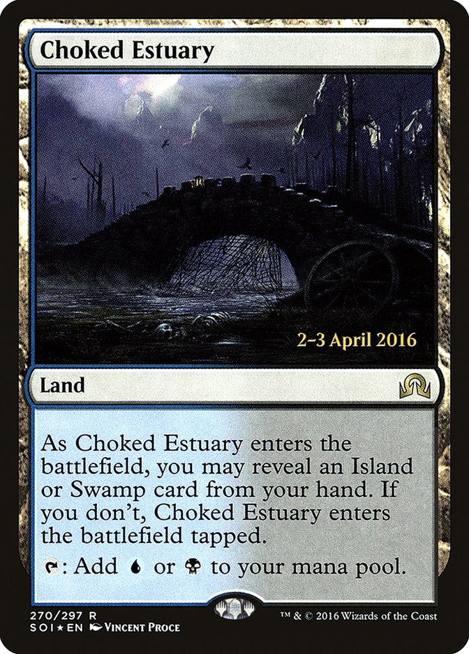 Choked Estuary (Prerelease) [Shadows over Innistrad Prerelease Promos] | Webway Games