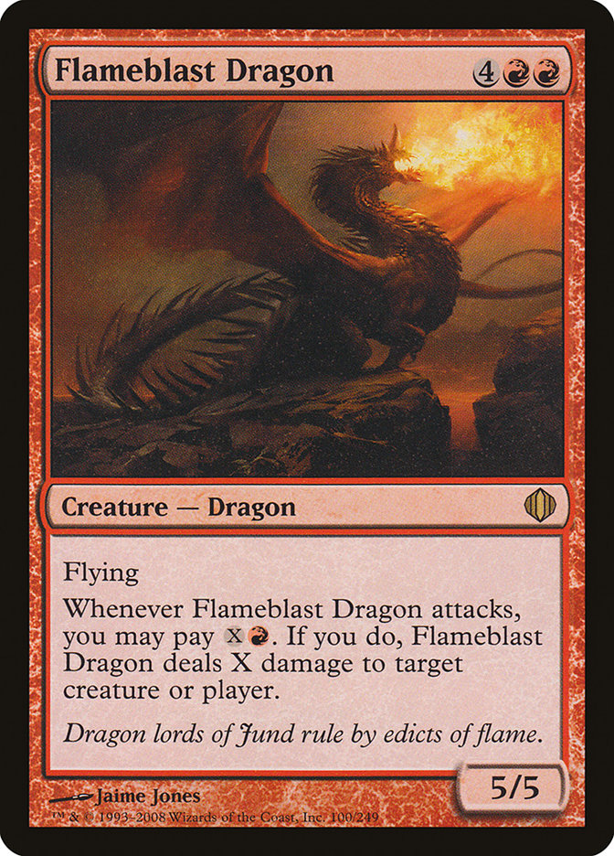 Flameblast Dragon [Shards of Alara] | Webway Games