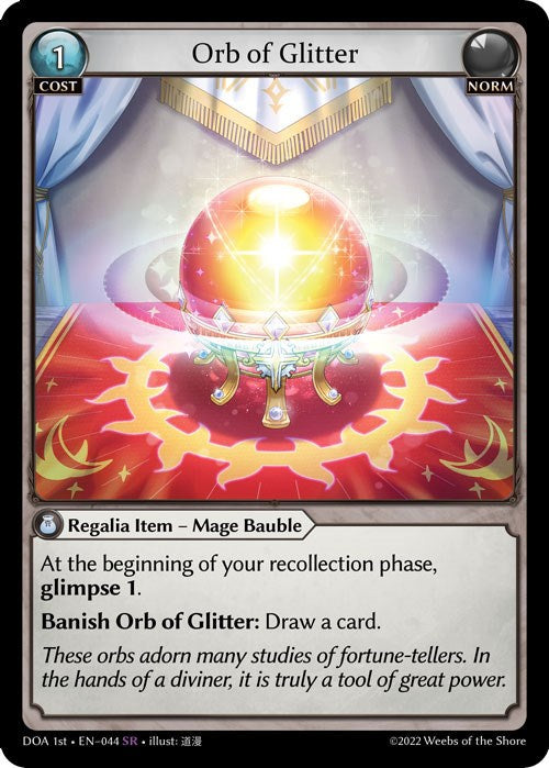 Orb of Glitter (044) [Dawn of Ashes: 1st Edition] | Webway Games