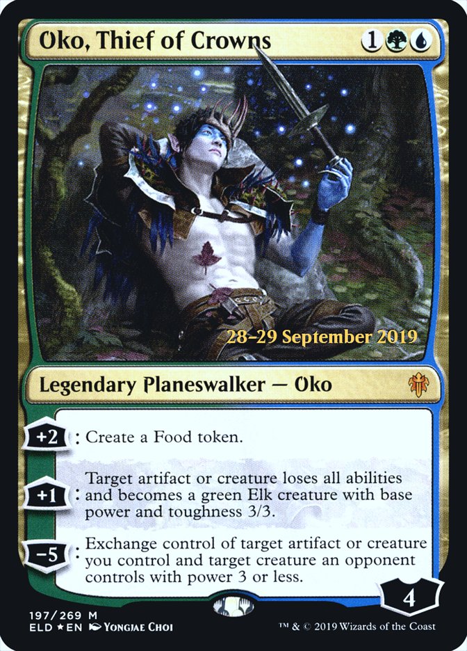 Oko, Thief of Crowns  [Throne of Eldraine Prerelease Promos] | Webway Games