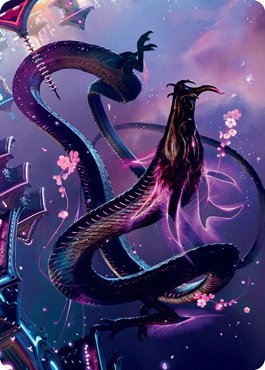 Junji, the Midnight Sky 1 Art Card [Kamigawa: Neon Dynasty Art Series] | Webway Games