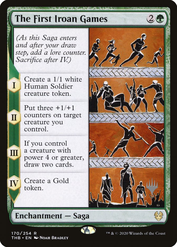 The First Iroan Games (Promo Pack) [Theros Beyond Death Promos] | Webway Games