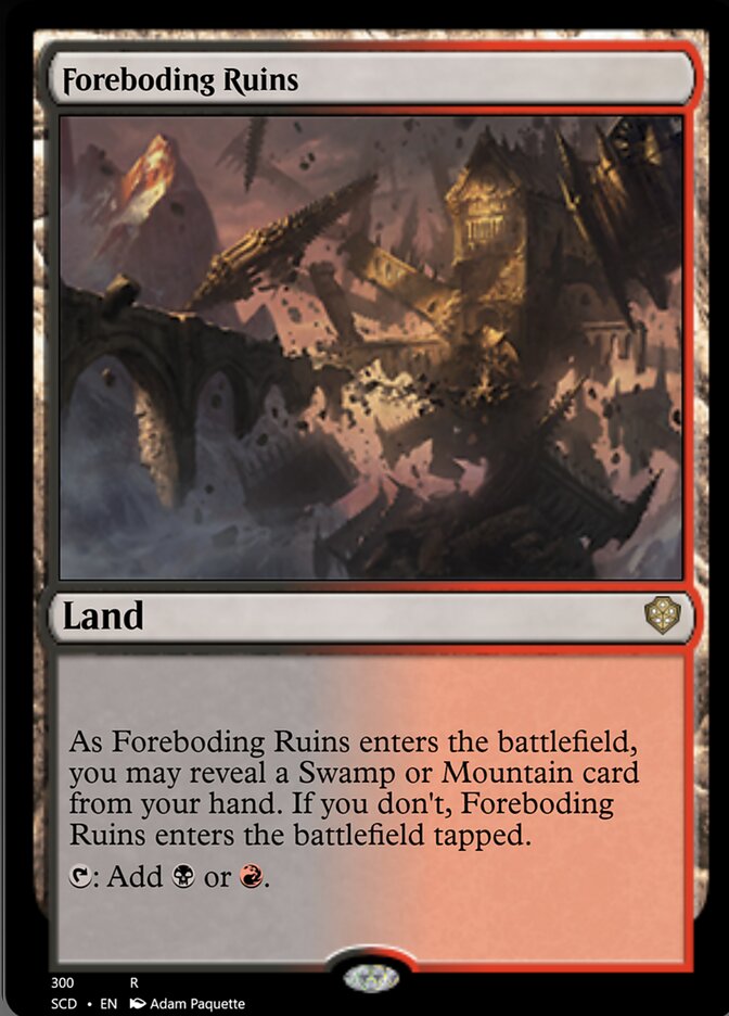 Foreboding Ruins [Starter Commander Decks] | Webway Games