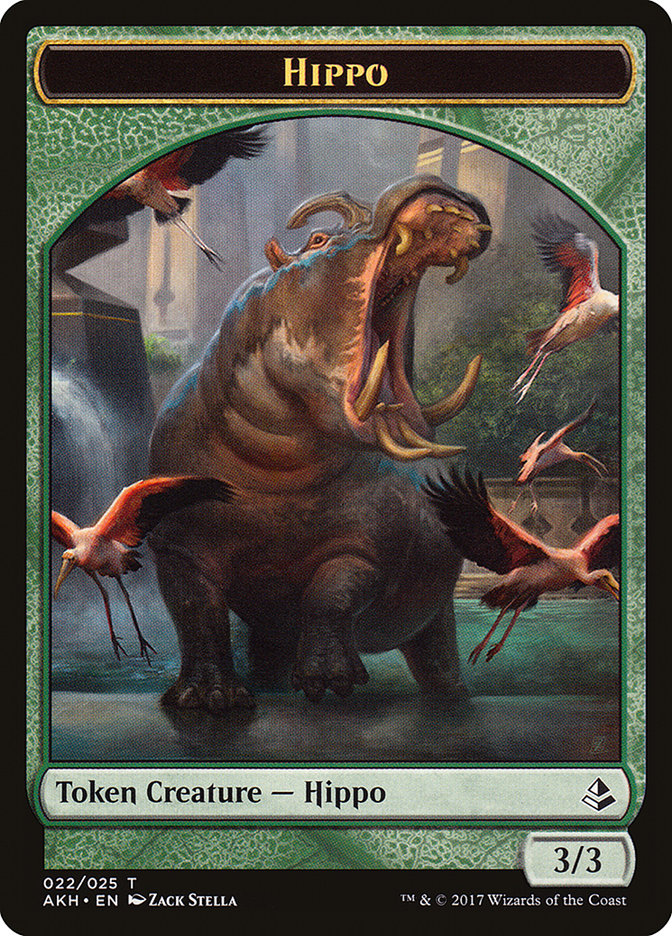 Hippo [Amonkhet Tokens] | Webway Games