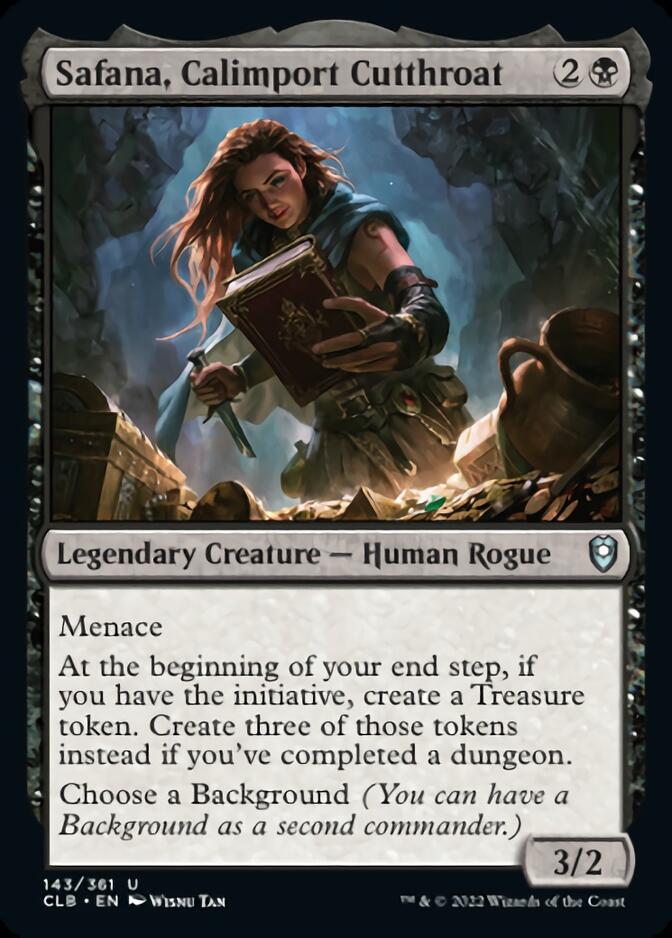 Safana, Calimport Cutthroat [Commander Legends: Battle for Baldur's Gate] | Webway Games